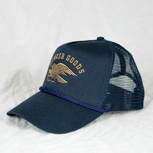 Hunker Goods Hat - Navy Blue